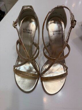 Stuart Weitzman Crystal Heels New with Box